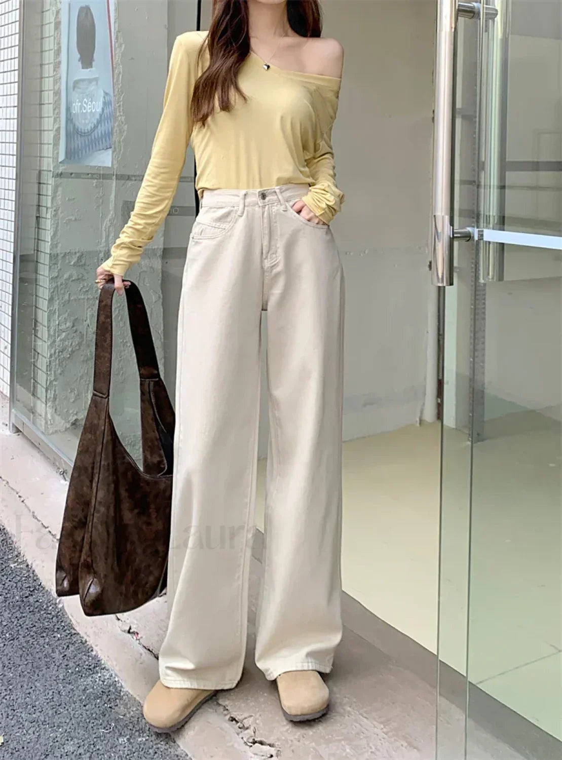 High Waisted Vintage Spring All-match Casual Denim Jeans