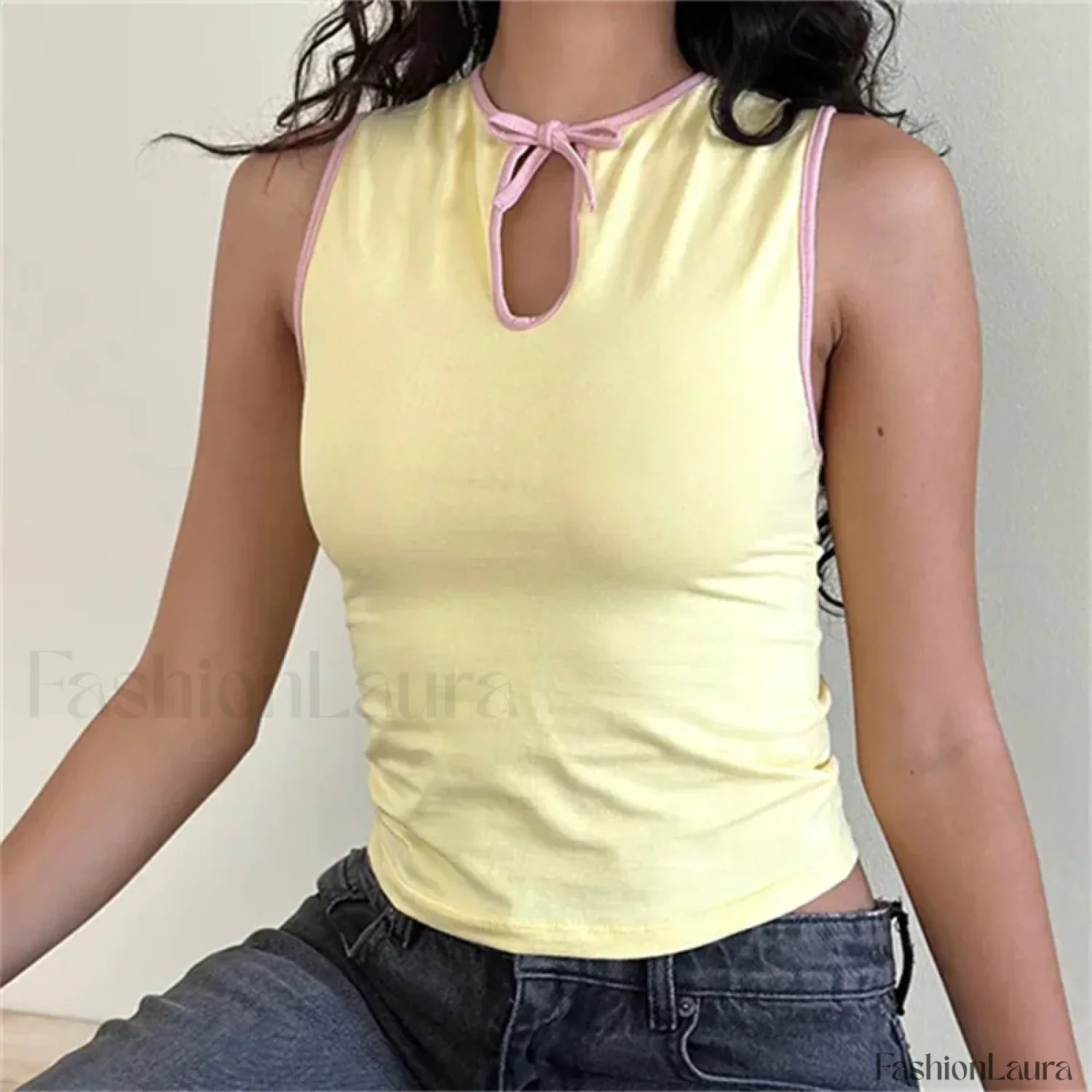 Hollow-Out Fairy Tee Crop Top