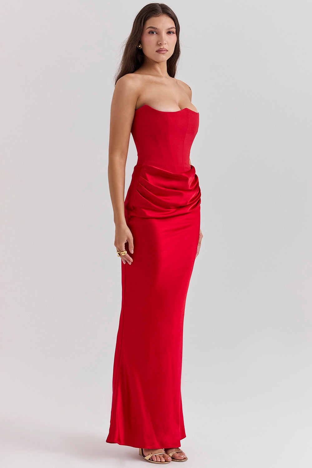 Rosario Aesthetic Deluxe Maxi Dress Chic Silhouette Collection