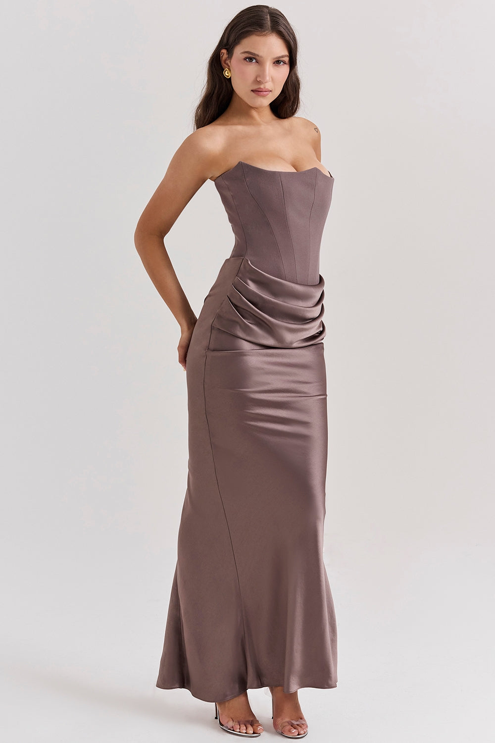 Rosario Aesthetic Deluxe Maxi Dress Chic Silhouette Collection