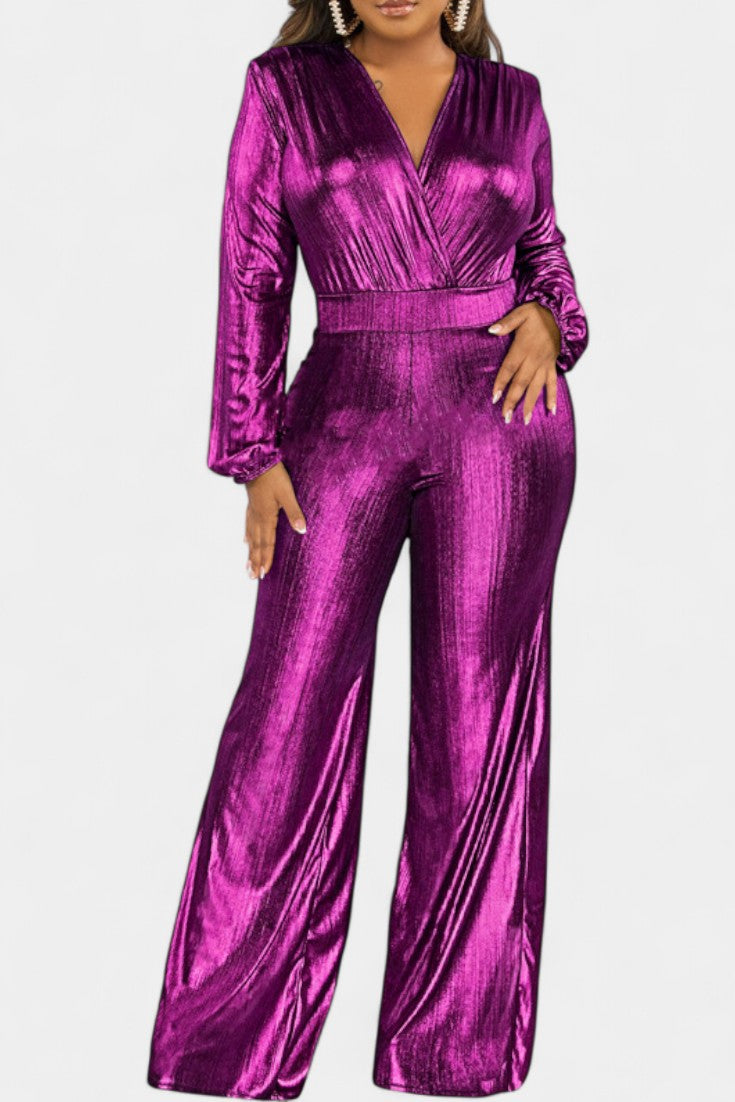 Papeete Deep V-Neck Jumpsuit