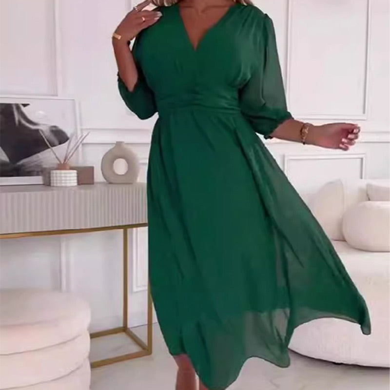 Romina Boutique Light Chiffon Summer Dress Designer Edit
