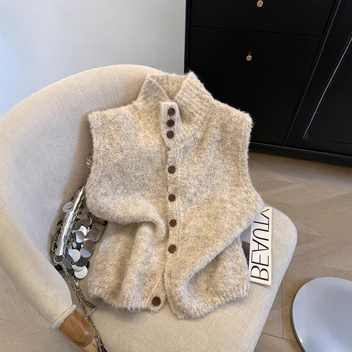 INGRID - ELEGANT CARDIGAN WITHOUT SLEEVES