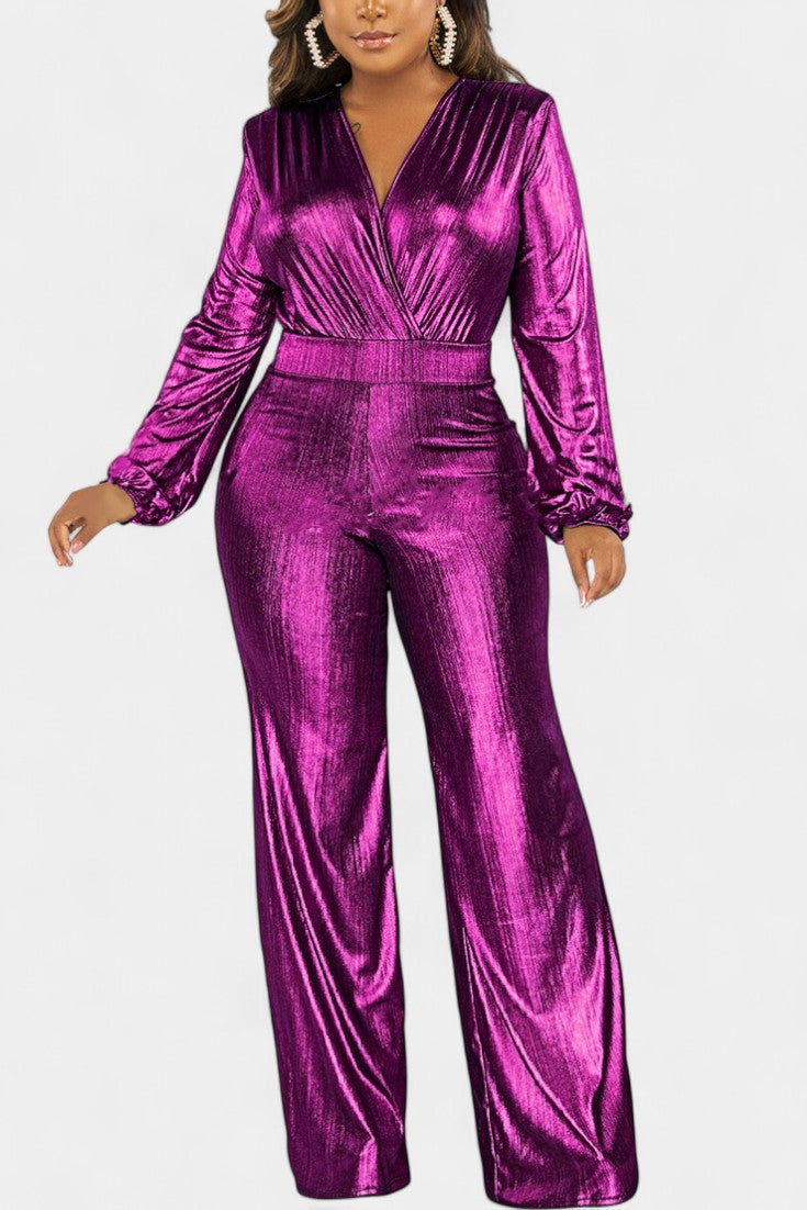 Papeete Deep V-Neck Jumpsuit