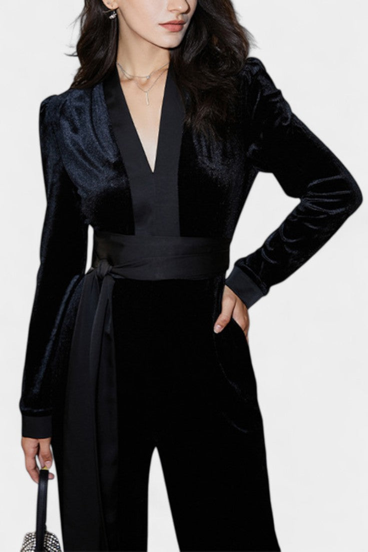 Henrietta High-Waisted Wide-Leg Jumpsuit