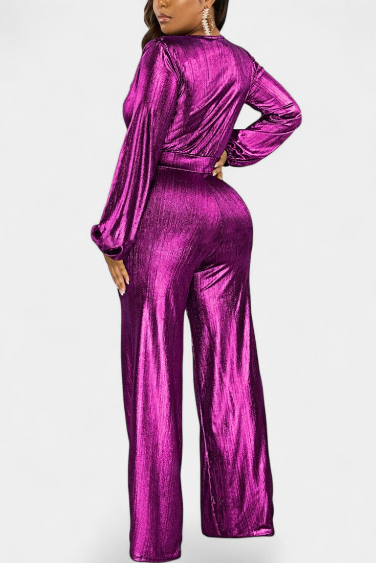 Papeete Deep V-Neck Jumpsuit