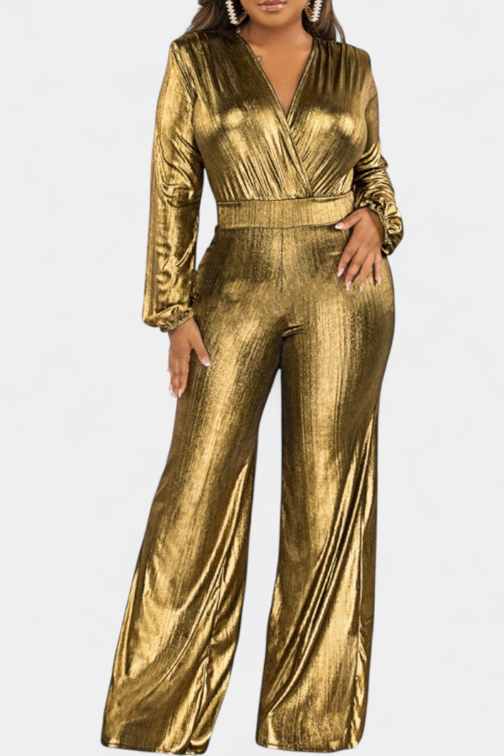 Papeete Deep V-Neck Jumpsuit