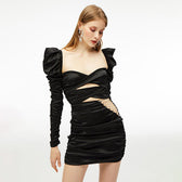 Janis Lace Stylish Up Mini Dress White / S Dresses