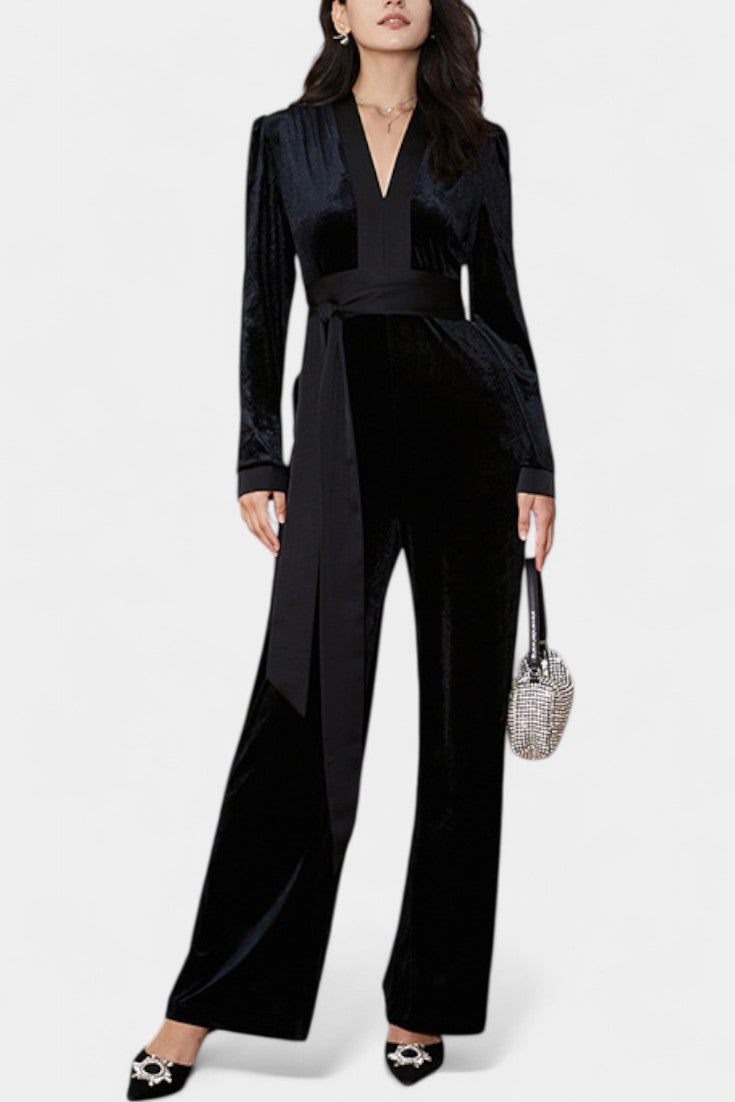 Henrietta High-Waisted Wide-Leg Jumpsuit