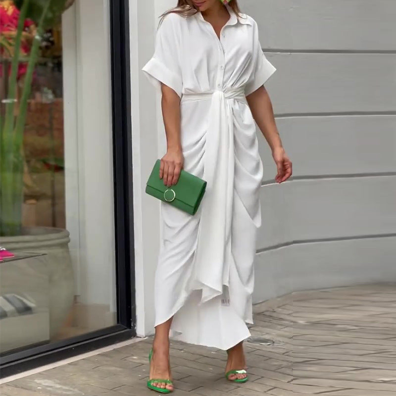 Rafaela Minimalist Casual Dress Elevated Occasion Wear