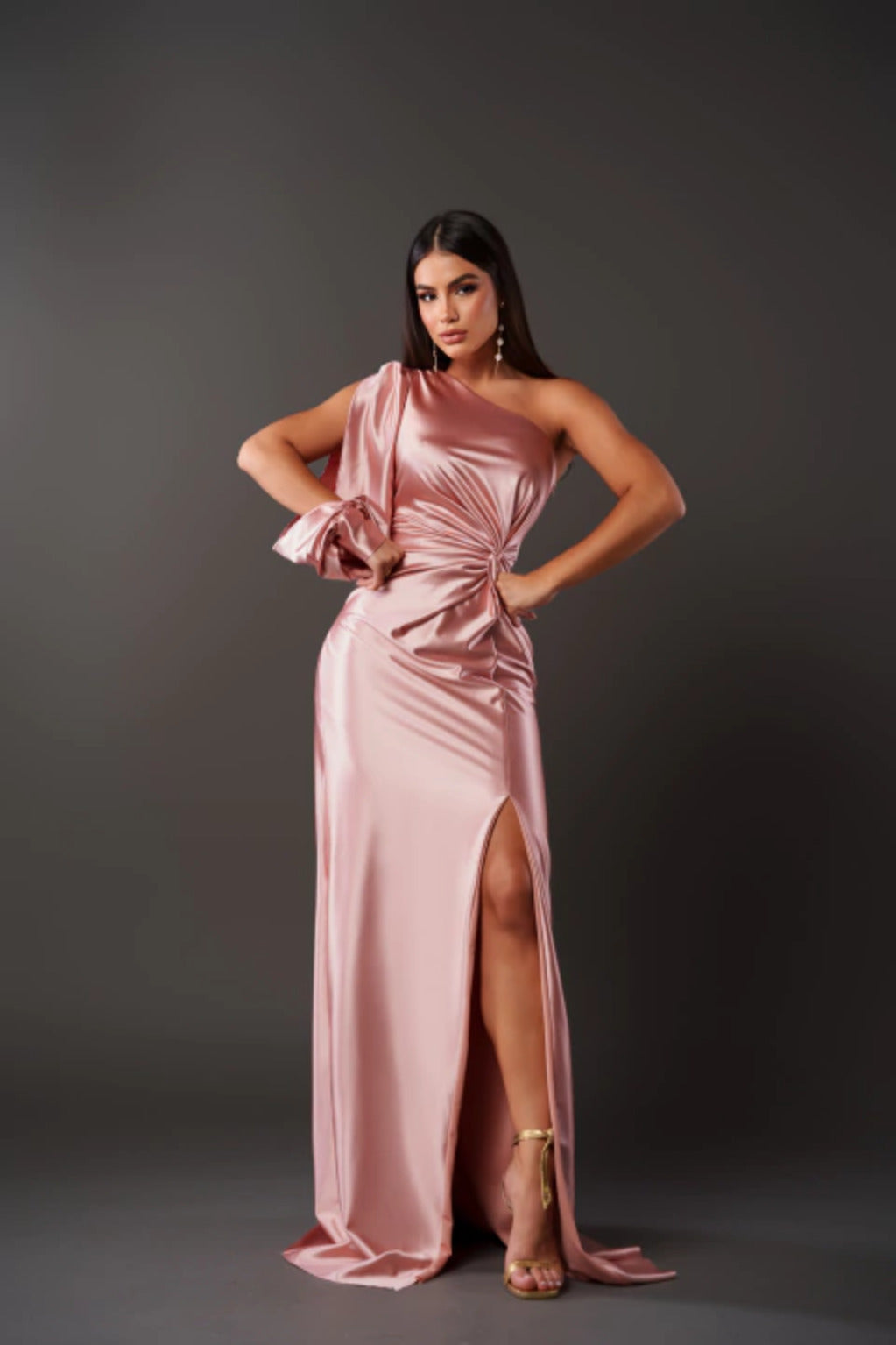 Becca | Elegant Maxi Dress Pink