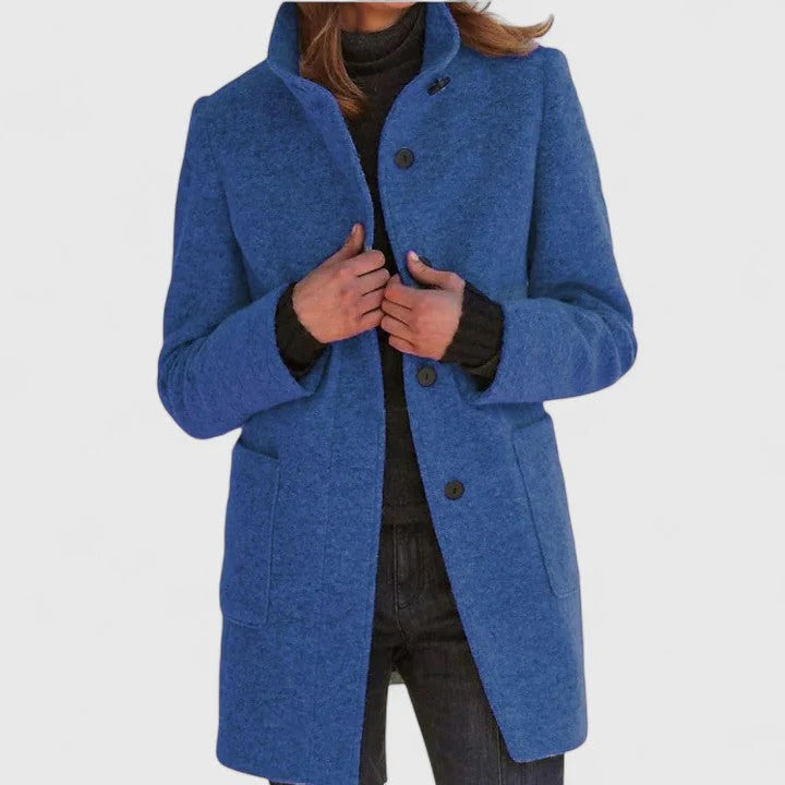 MARTINA - WOOL-BLEND WINTER TRENCH COAT