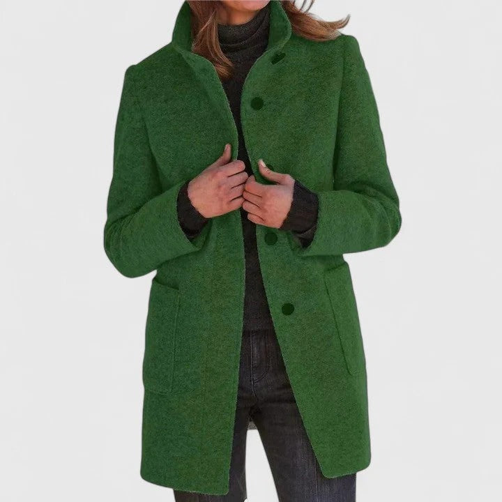 MARTINA - WOOL-BLEND WINTER TRENCH COAT