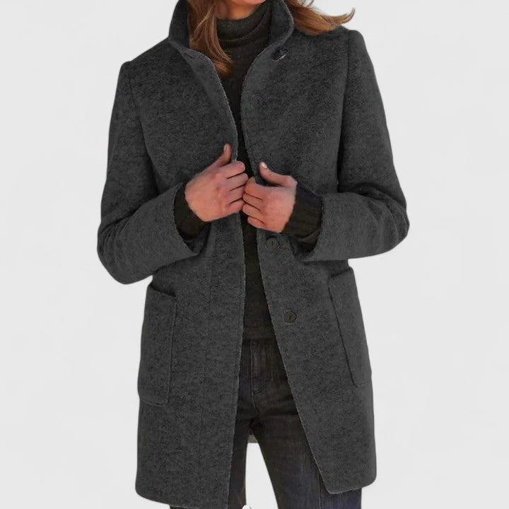 MARTINA - WOOL-BLEND WINTER TRENCH COAT