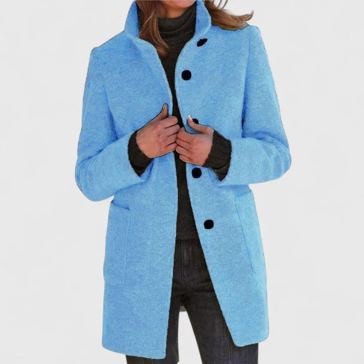 MARTINA - WOOL-BLEND WINTER TRENCH COAT