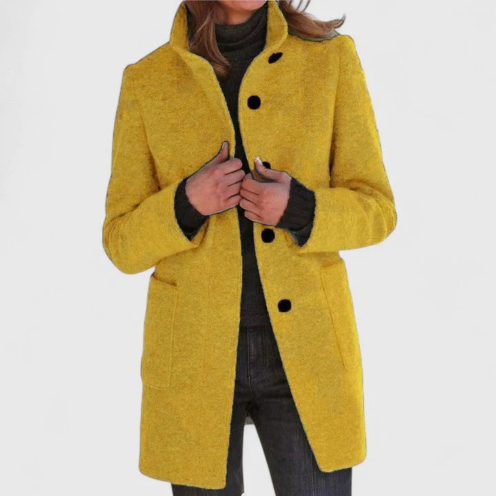 MARTINA - WOOL-BLEND WINTER TRENCH COAT