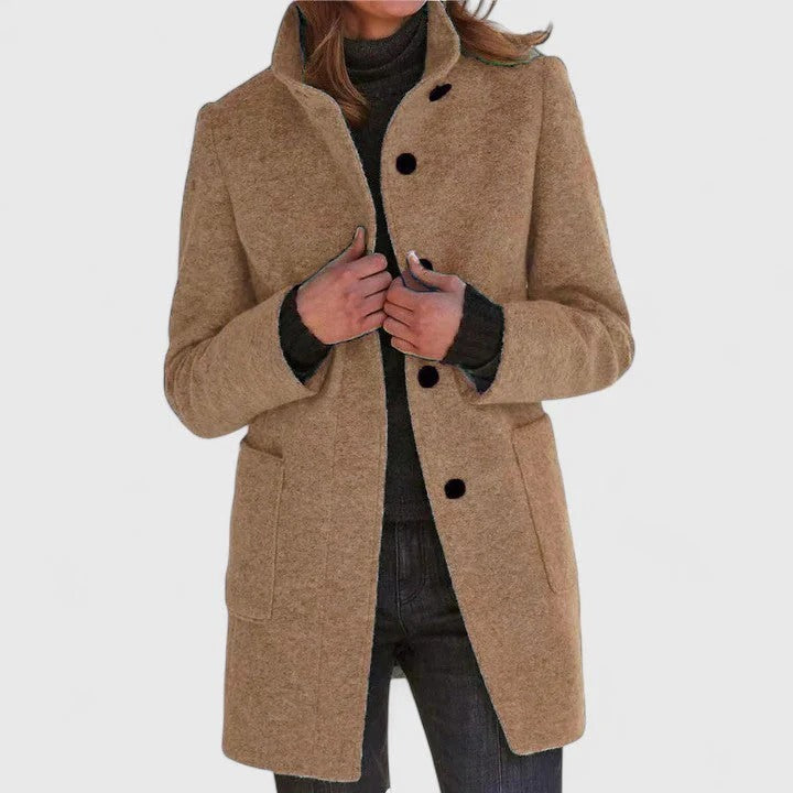 MARTINA - WOOL-BLEND WINTER TRENCH COAT