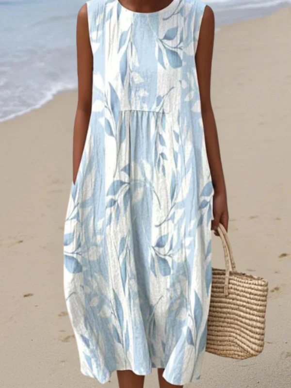JANE™ - FLORAL SUMMER MIDI DRESS