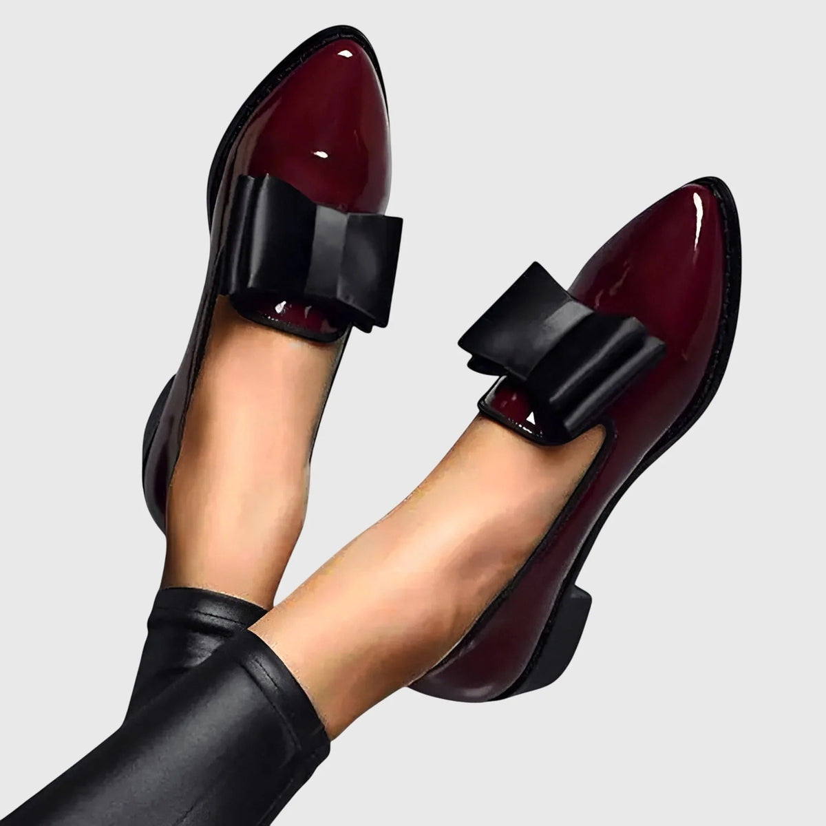 INDIYAH™ - ELEGANT PATENT LEATHER LOAFERS