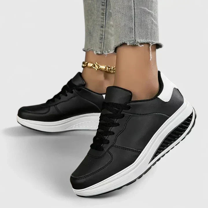Lace Up Chunky Platform Sneakers