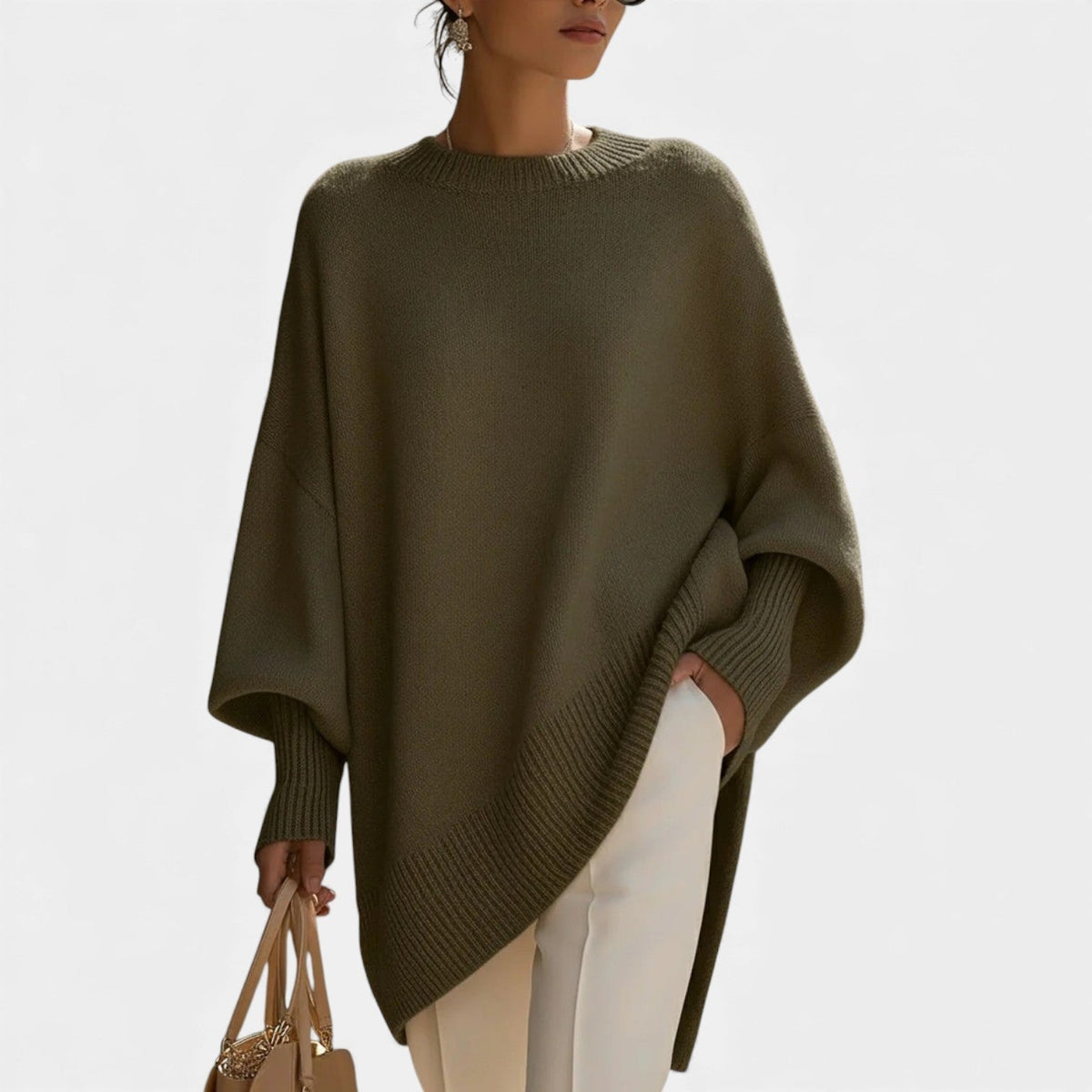 WENDY - SOPHISTICATED WOOL BLEND SWEATER