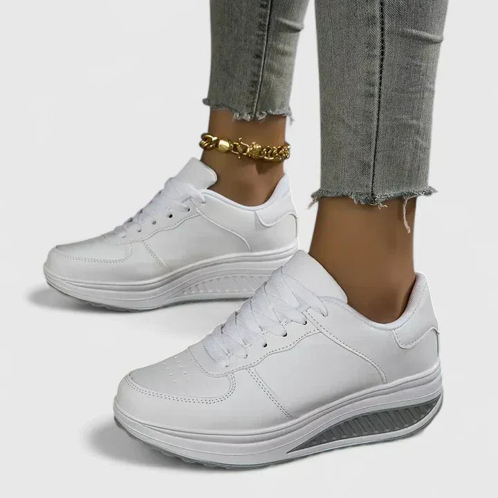 Lace Up Chunky Platform Sneakers