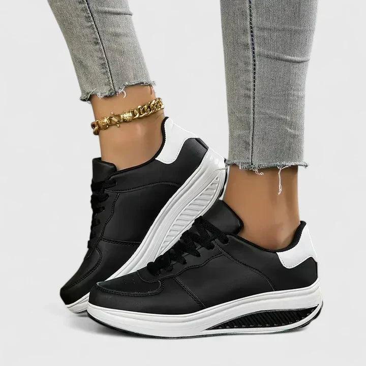 Lace Up Chunky Platform Sneakers