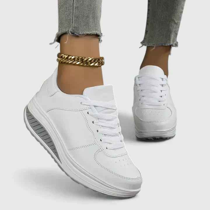Lace Up Chunky Platform Sneakers