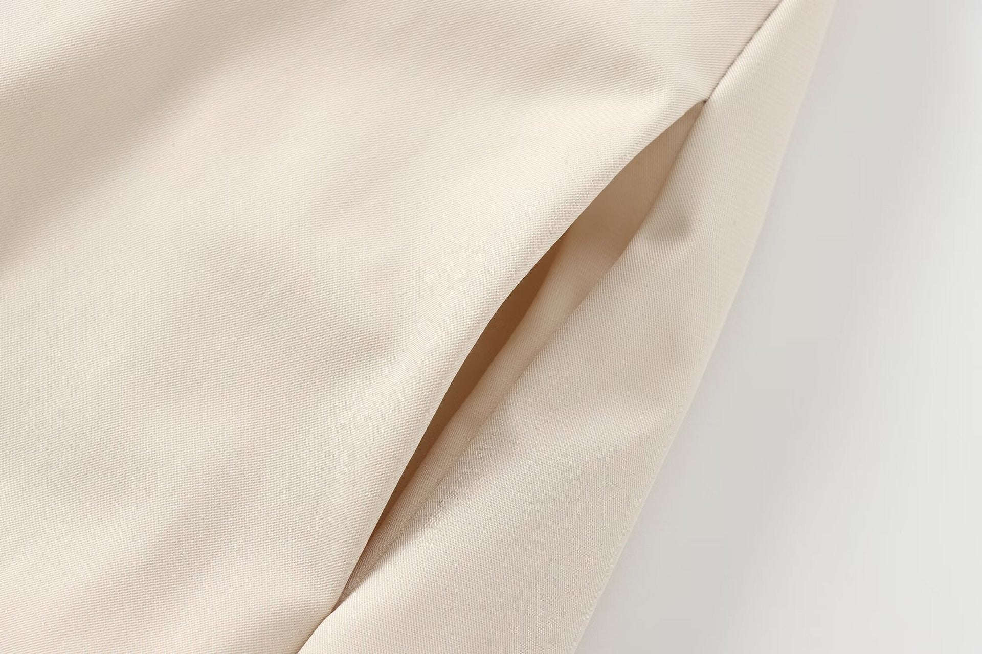 Drawstring sleeveless zip-up solid ruched mini dress