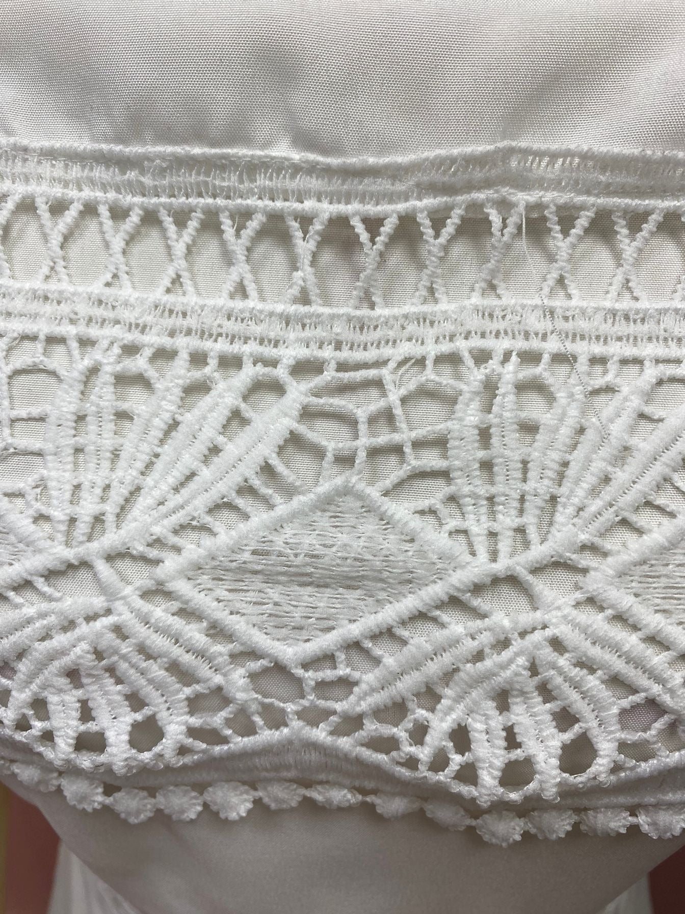 Off Shoulder Lace Tiered Maxi Dress 8