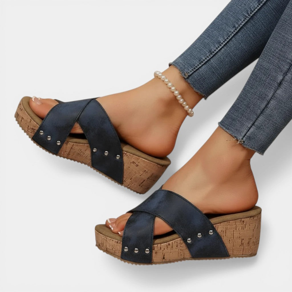 OAKLY™ - ORTHOPEDIC BOHO WEDGE SANDALS