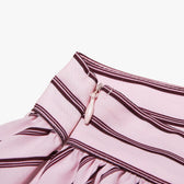 Striped Halter Neck Backless Swing Mini Dress 10