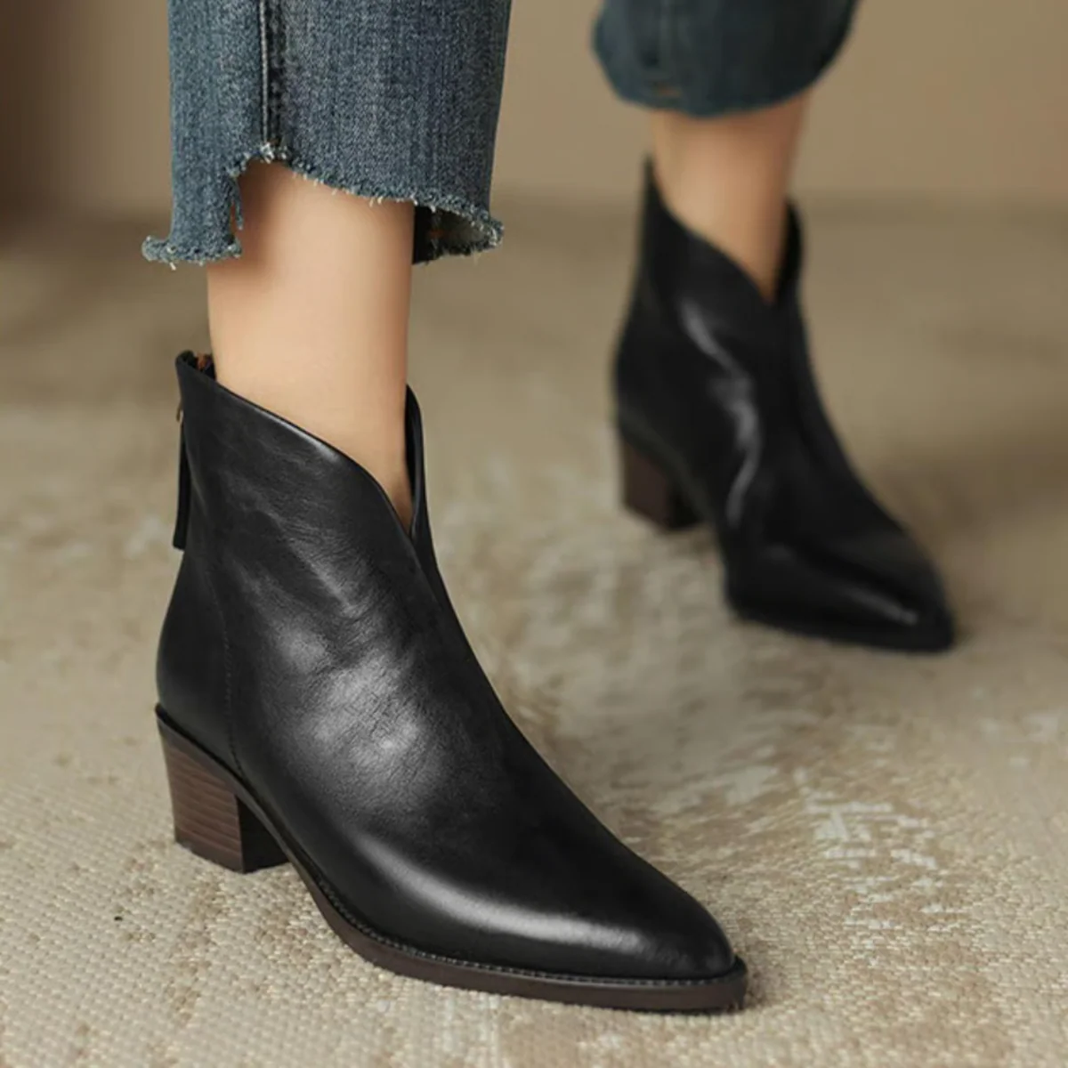 FABRIZIA - EVERYDAY LEATHER BOOTS