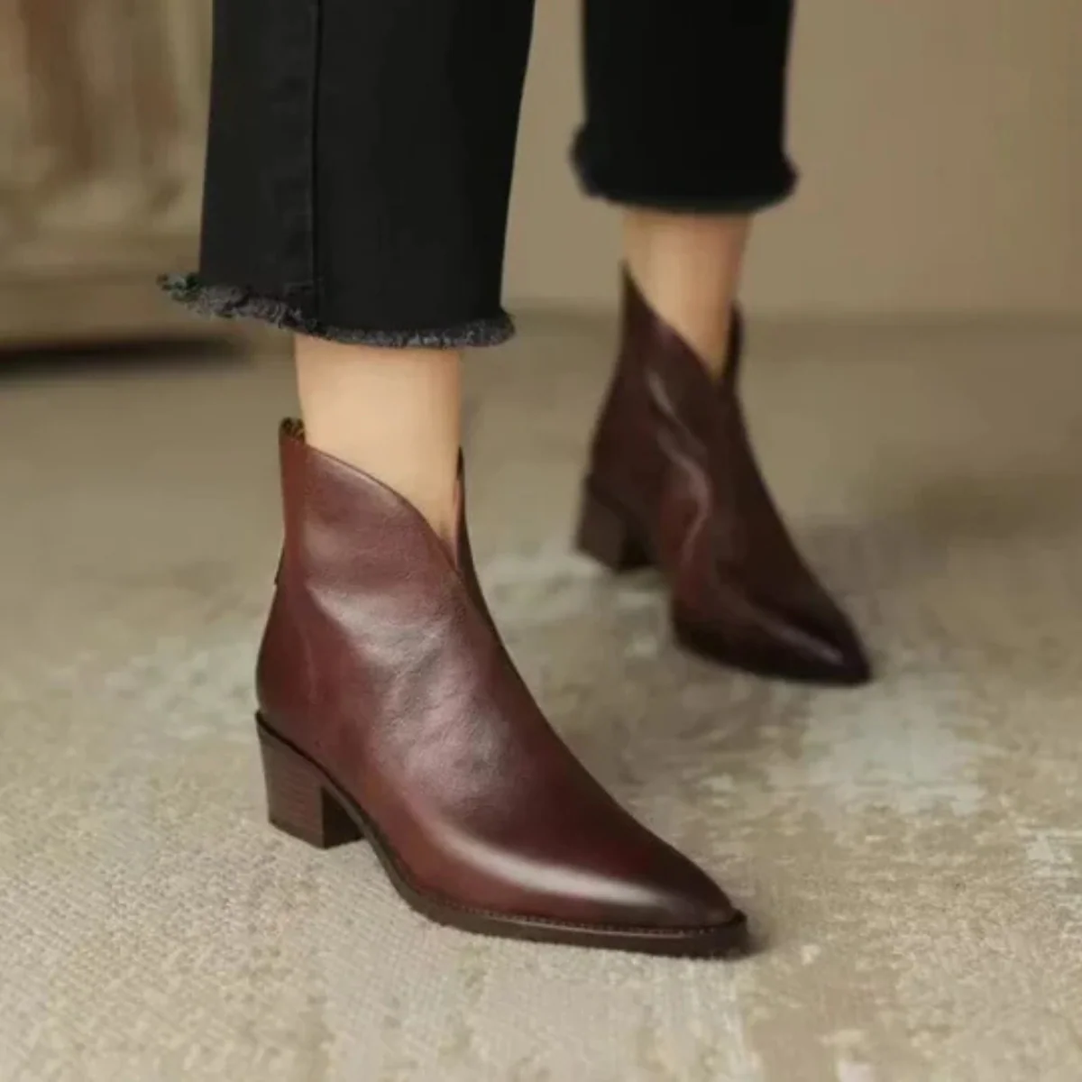 FABRIZIA - EVERYDAY LEATHER BOOTS