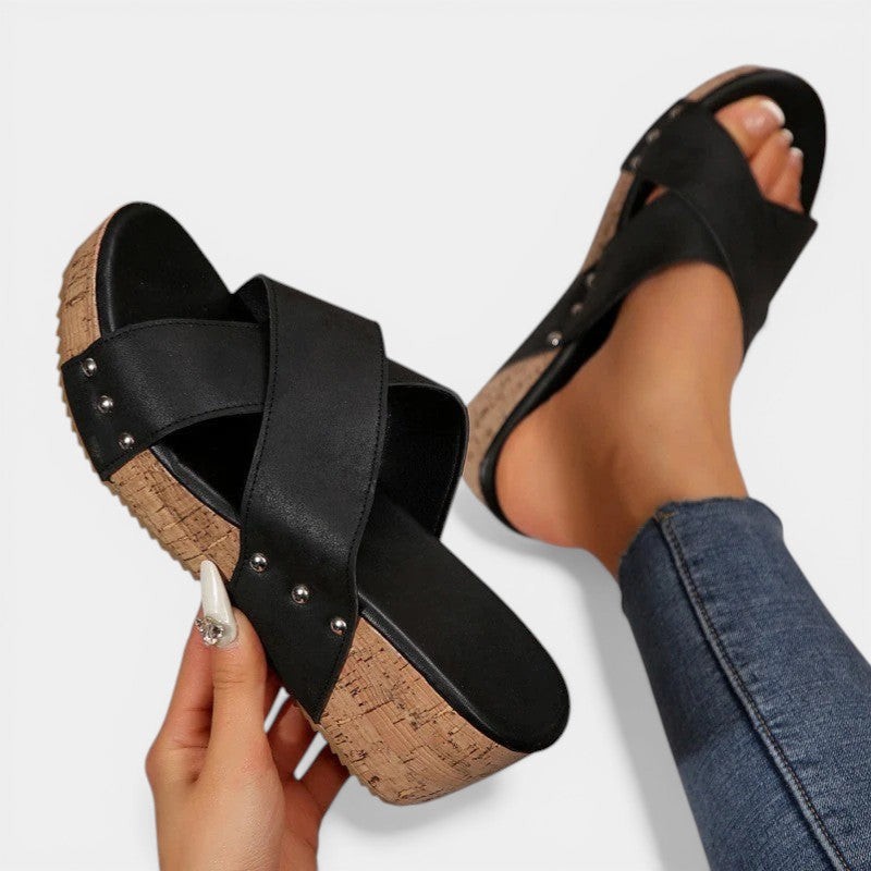 OAKLY™ - ORTHOPEDIC BOHO WEDGE SANDALS