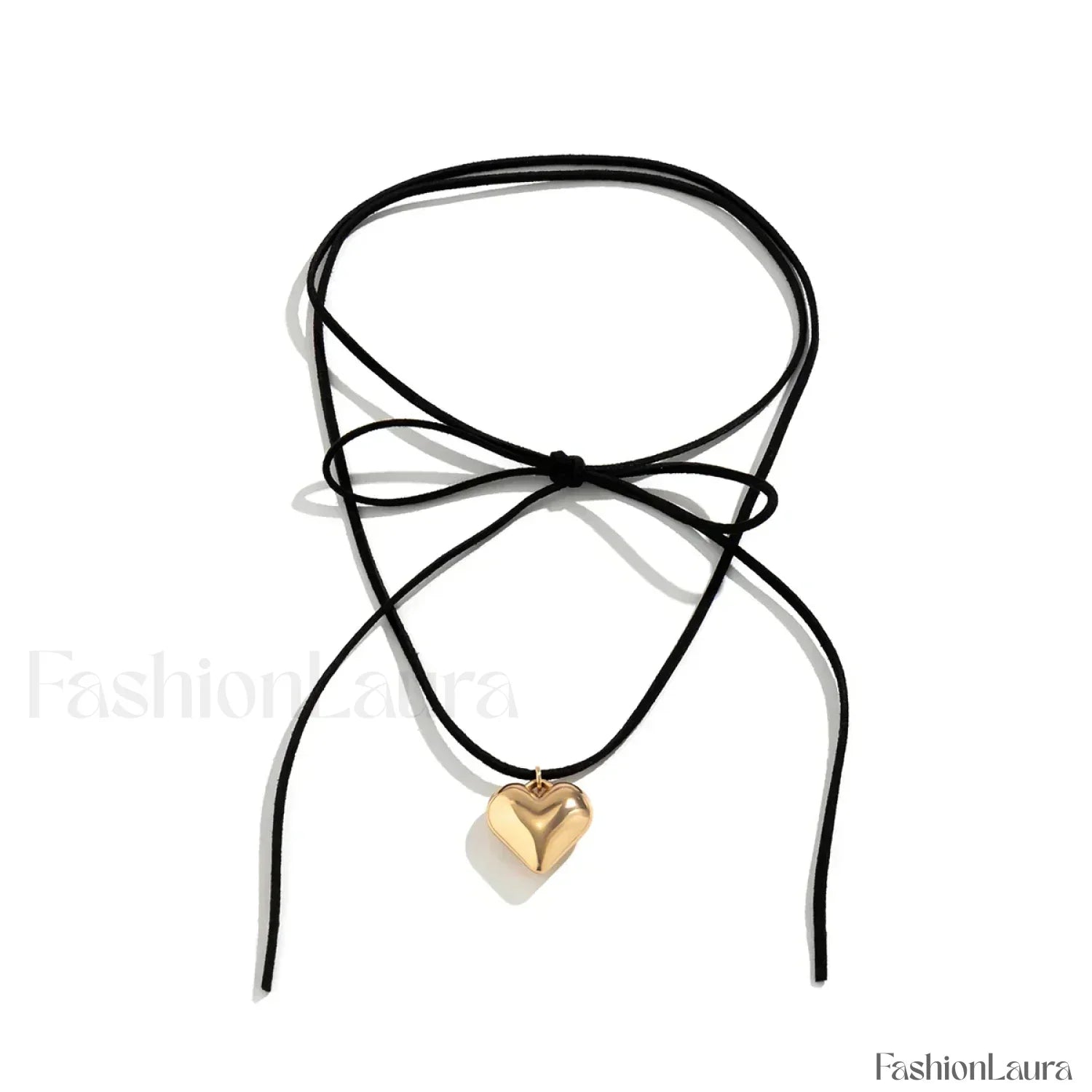 Ingemark Elegant Love Heart Collares Knotted Bowknot Y2K Necklace