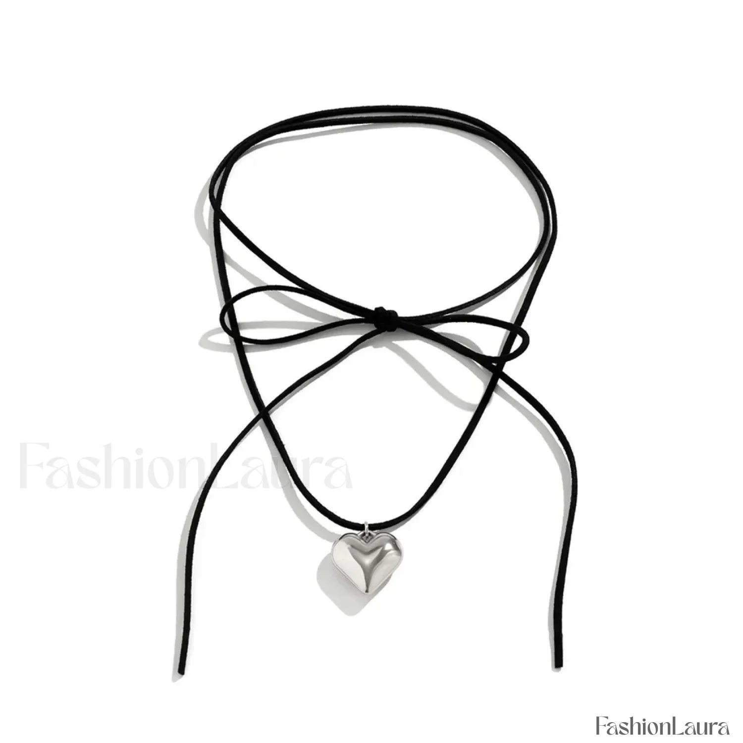 Ingemark Elegant Love Heart Collares Knotted Bowknot Y2K Necklace