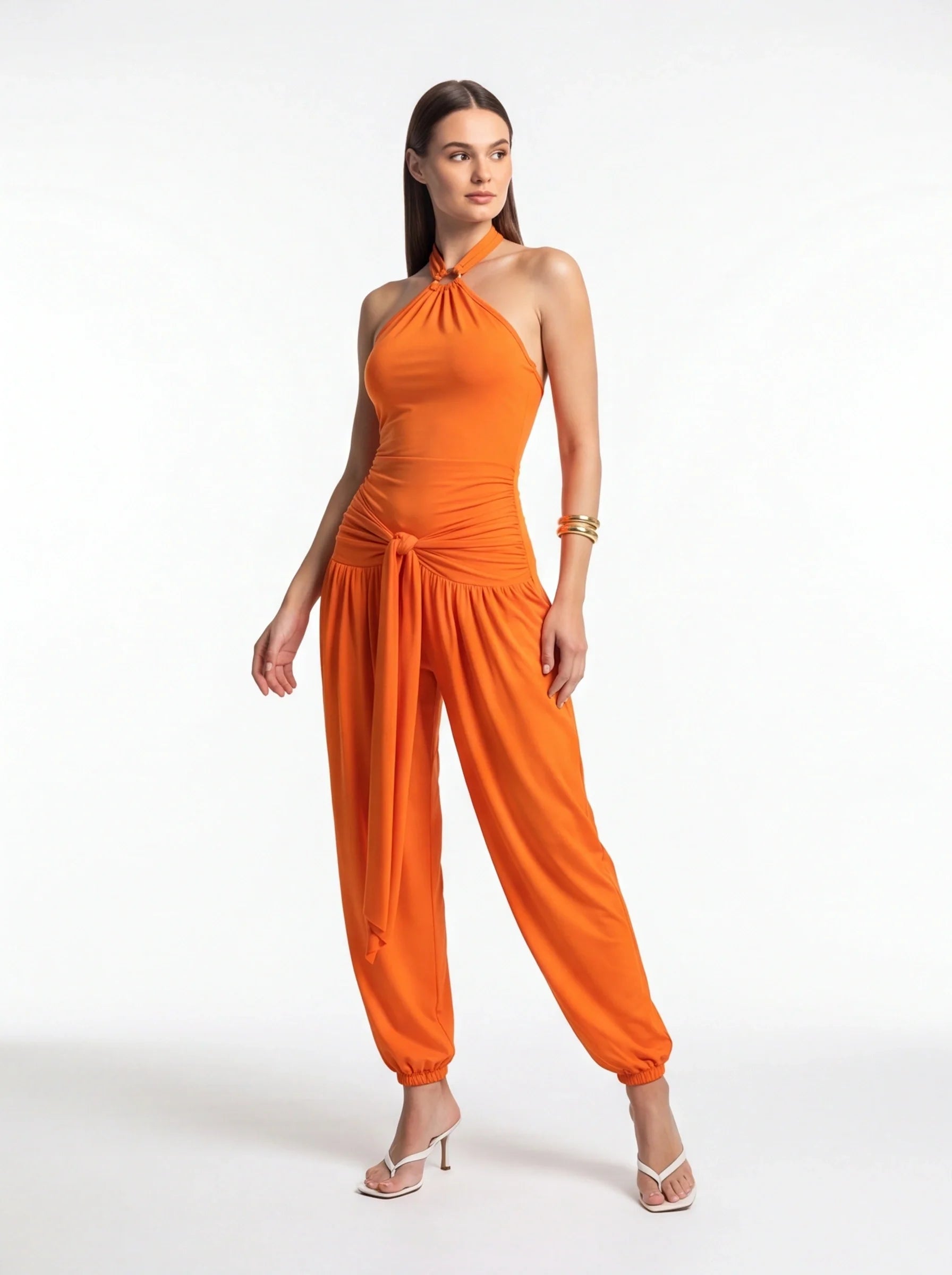 Elegant Halter Jumpsuit for Women | Comfortable Fit & Versatile Style