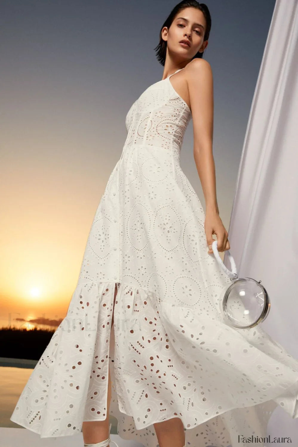 Irene Printed Stylish Maxi Dress