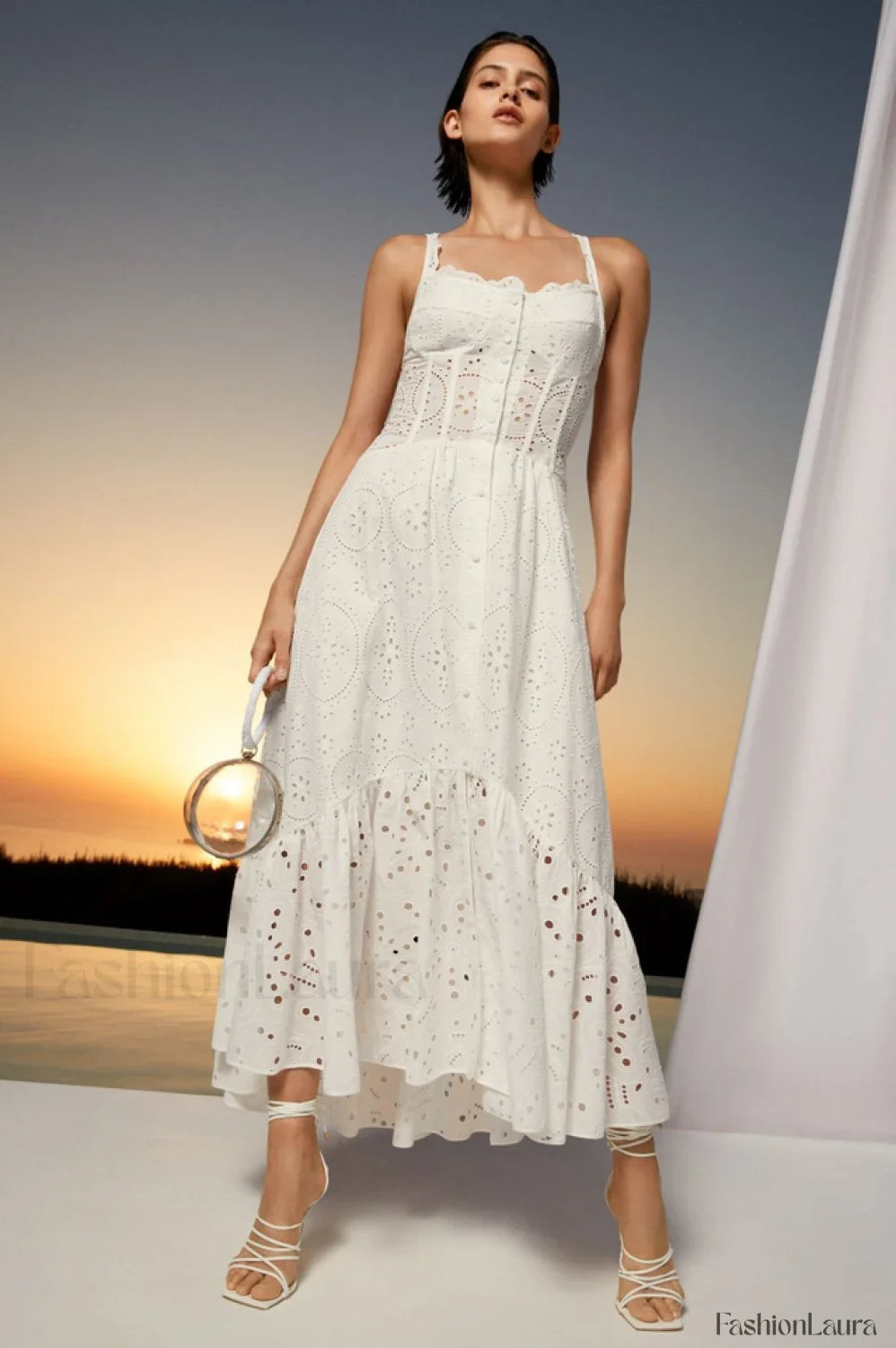 Irene Printed Stylish Maxi Dress