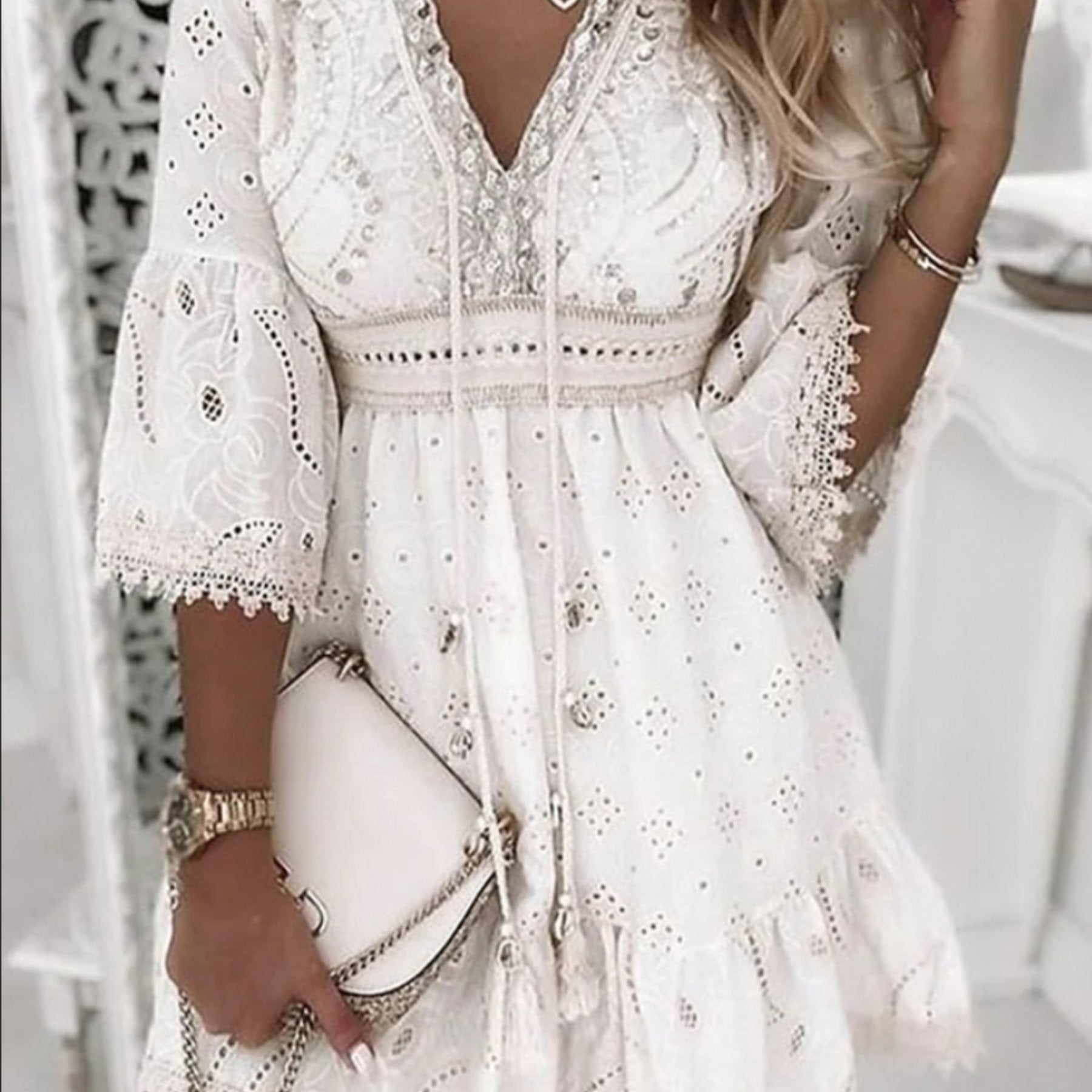 Lena Effortless Dress Elevated Occasion Wear
