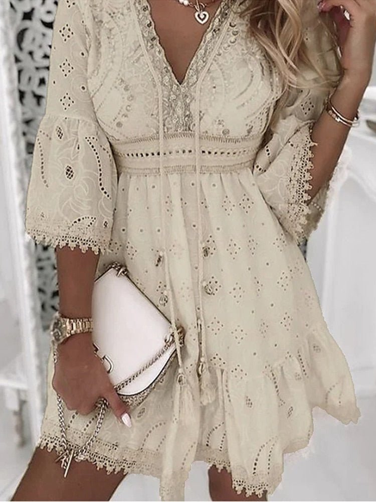 Lena Effortless Dress Elevated Occasion Wear