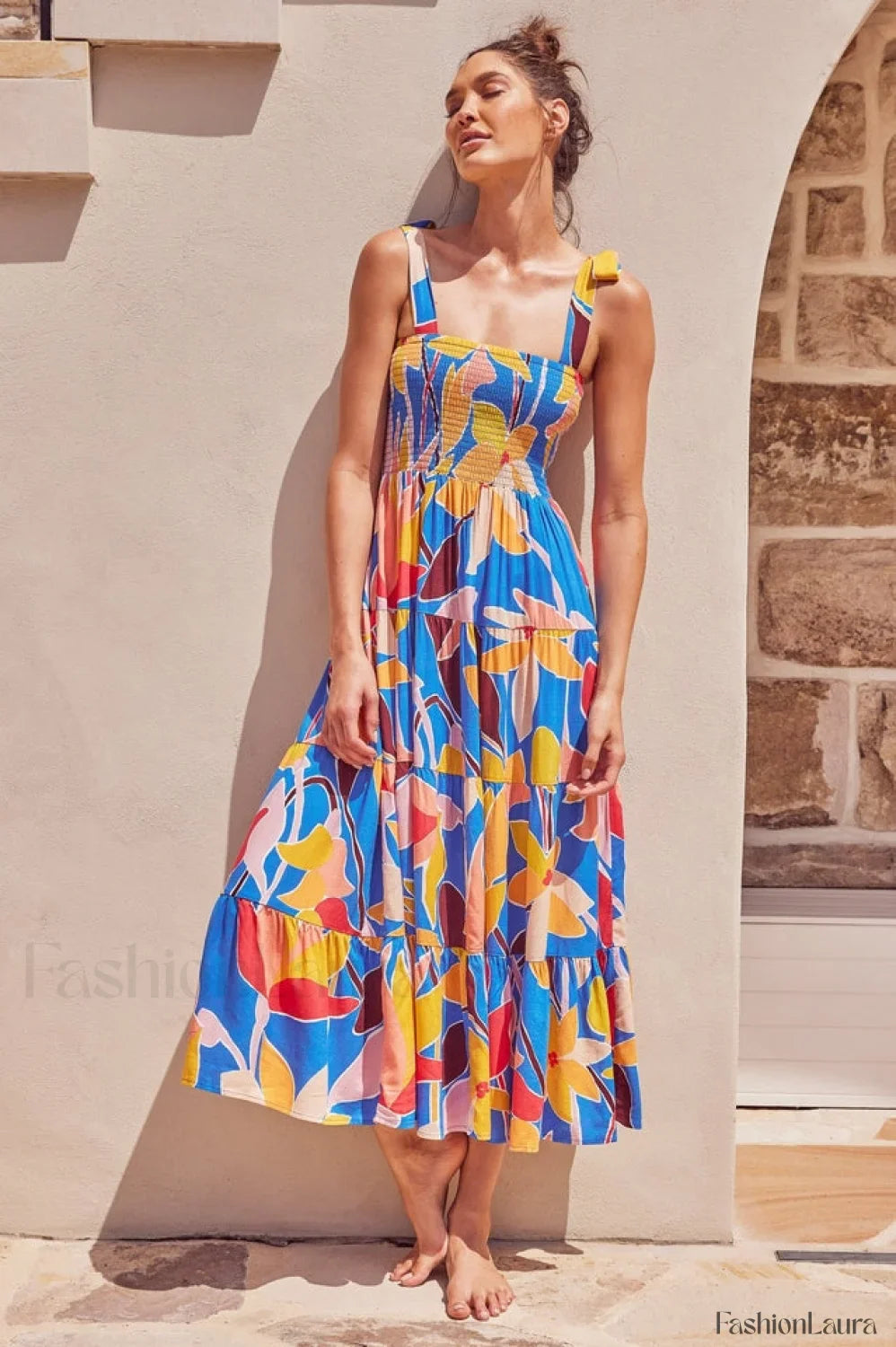Jaclyn Smocked Stylish Maxi Dress