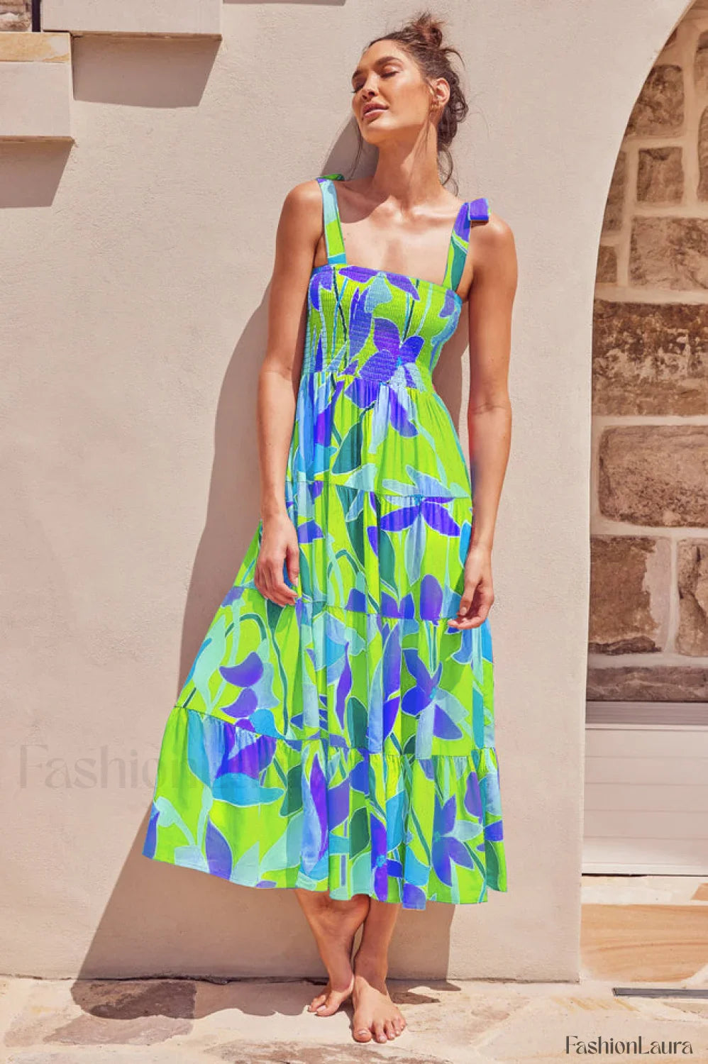 Jaclyn Smocked Stylish Maxi Dress