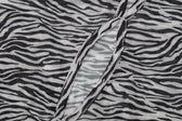 Zebra print hollow out irregular long sleeve sheer mesh see through mini dress 6