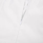 Zip-up lace hem ruched square neck backless solid mini dress 8