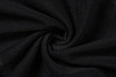Mesh velvet solid low cut irregular long sleeve mini dress 4