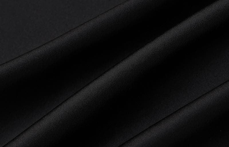 Feather cowl neck ruched solid backless maxi dress 6