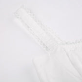Zip-up lace hem ruched square neck backless solid mini dress 7
