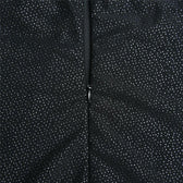 Textured mesh gloves sweetheart neck zip-up slit cami mini dress 8